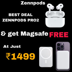 Zennpods Pro 2nd Generation ANC | Free 5000mAh MagSafe Powerbank | (Type-C) 100% Hassle-Free Warranty